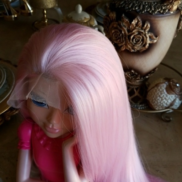 Pink Lace Front Wig